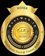 BestWeb.lk 2024 winner - Most Popular Travel & Tourism Website
